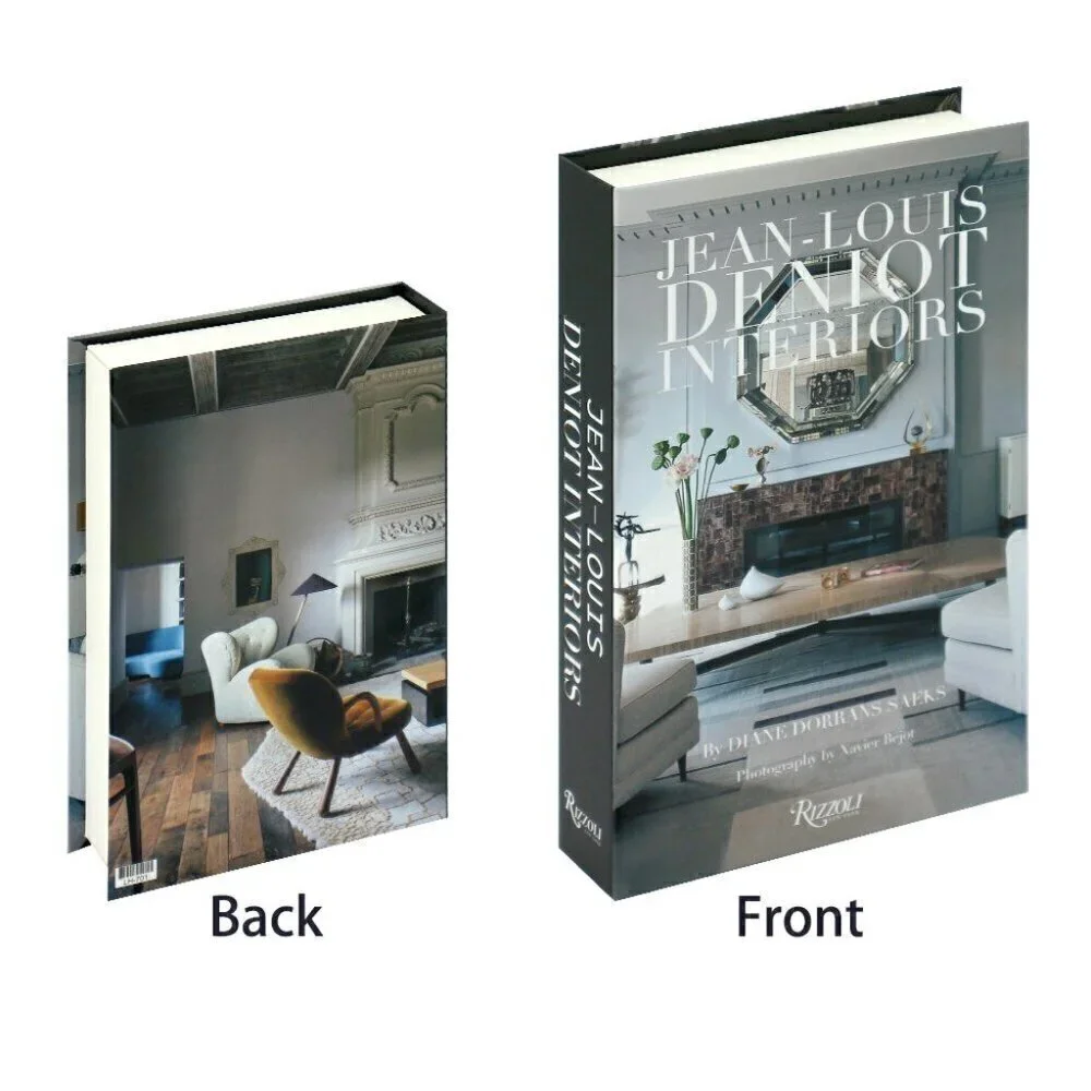 NEW Luxury Decoration Coffee Table Fashion Art Faux Book Storage Box
